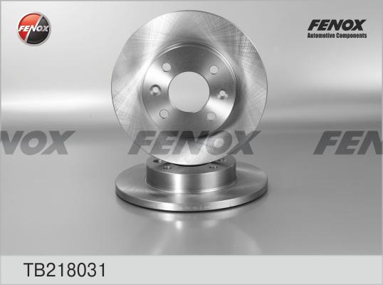 Fenox TB218031 - Disque de frein cwaw.fr