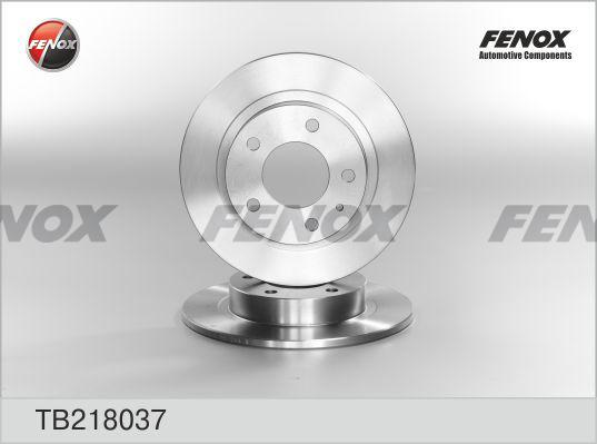 Fenox TB218037 - Disque de frein cwaw.fr