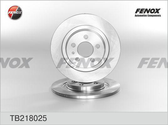 Fenox TB218025 - Disque de frein cwaw.fr