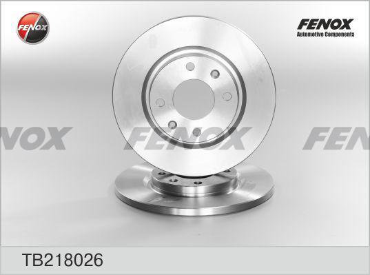 Fenox TB218026 - Disque de frein cwaw.fr