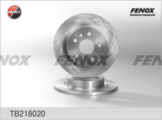 Fenox TB218020 - Disque de frein cwaw.fr