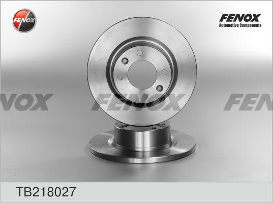 Fenox TB218027 - Disque de frein cwaw.fr