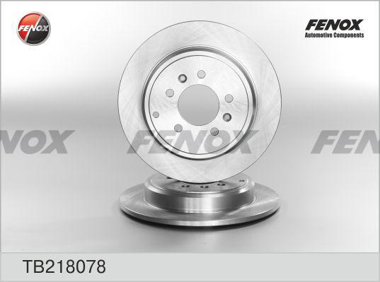 Fenox TB218078 - Disque de frein cwaw.fr