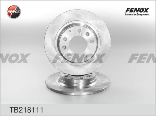 Fenox TB218111 - Disque de frein cwaw.fr