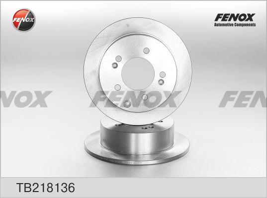 Fenox TB218136 - Disque de frein cwaw.fr