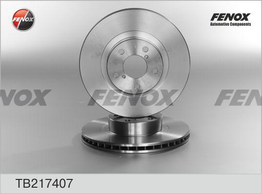 Fenox TB217407 - Disque de frein cwaw.fr