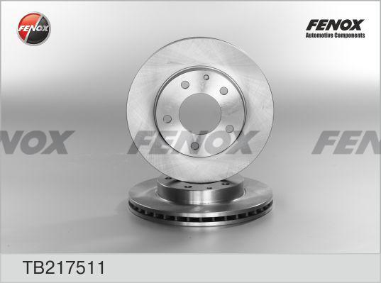 Fenox TB217511 - Disque de frein cwaw.fr