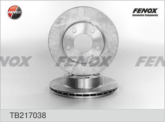 Fenox TB217038 - Disque de frein cwaw.fr