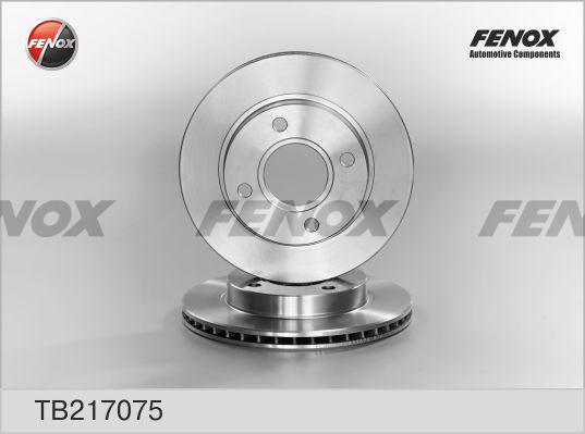 Fenox TB217075 - Disque de frein cwaw.fr