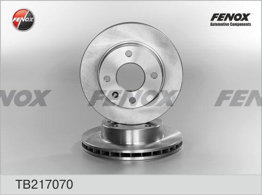 Fenox TB217070 - Disque de frein cwaw.fr