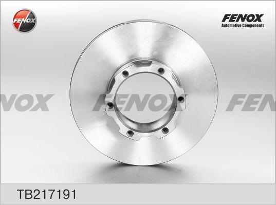 Fenox TB217191 - Disque de frein cwaw.fr