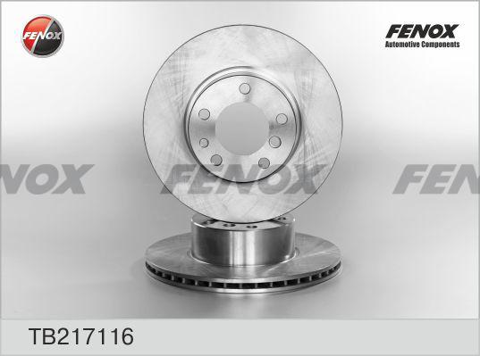 Fenox TB217116 - Disque de frein cwaw.fr