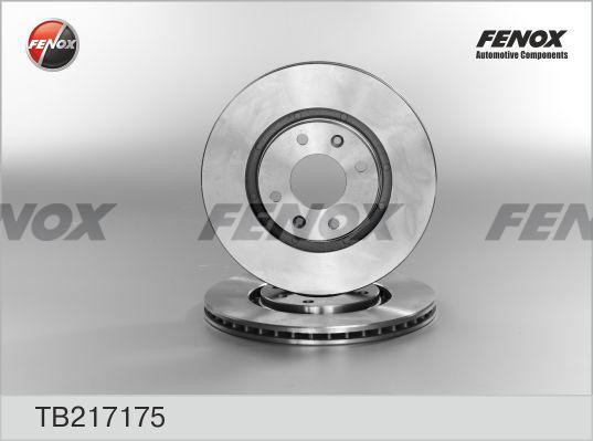 Fenox TB217175 - Disque de frein cwaw.fr