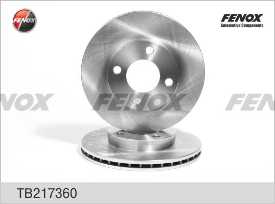 Fenox TB217360 - Disque de frein cwaw.fr