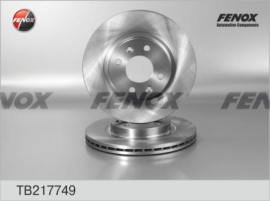 Fenox TB217749 - Disque de frein cwaw.fr