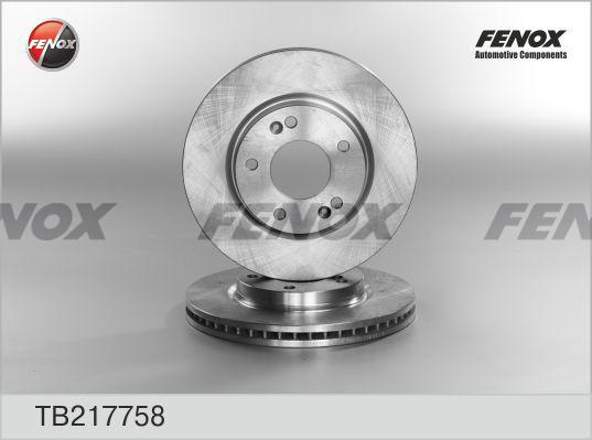 Fenox TB217758 - Disque de frein cwaw.fr