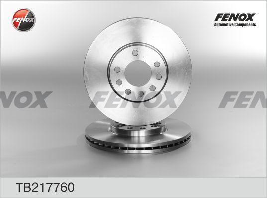 Fenox TB217760 - Disque de frein cwaw.fr