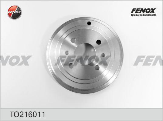 Fenox TO216011 - Tambour de frein cwaw.fr