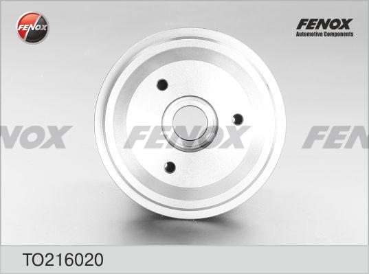 Fenox TO216020 - Tambour de frein cwaw.fr