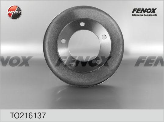 Fenox TO216137 - Tambour de frein cwaw.fr