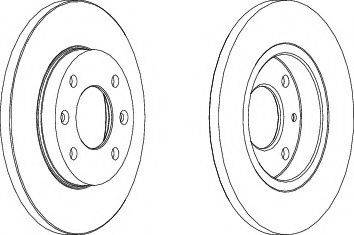 Ferodo DDF995C-1 - Disque de frein cwaw.fr