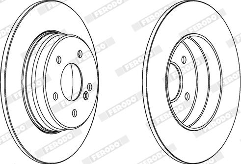 Ferodo DDF963X - Disque de frein cwaw.fr