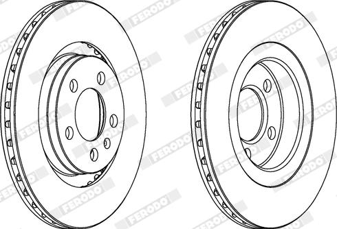 Ferodo DDF928X - Disque de frein cwaw.fr