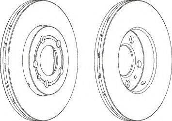 Ferodo DDF927C-1 - Disque de frein cwaw.fr