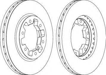 Ferodo DDF464-1 - Disque de frein cwaw.fr