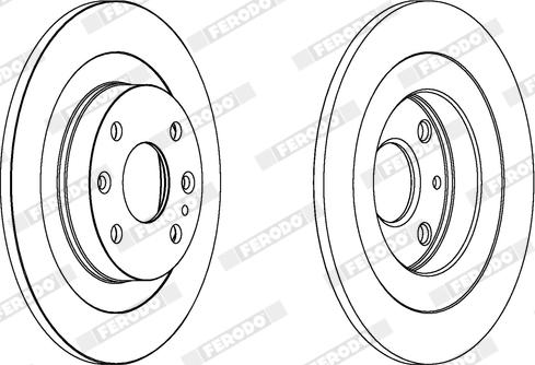 Ferodo DDF523X - Disque de frein cwaw.fr