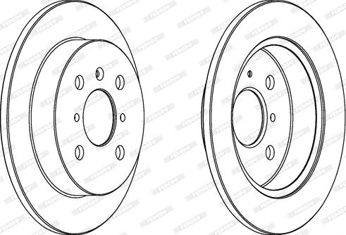 Ferodo DDF650 - Disque de frein cwaw.fr