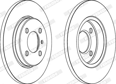 Ferodo DDF062X - Disque de frein cwaw.fr