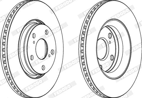 Ferodo DDF1913X - Disque de frein cwaw.fr