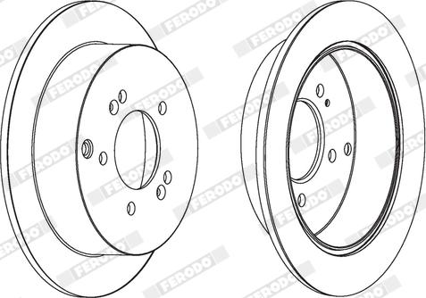 Ferodo DDF1493X - Disque de frein cwaw.fr