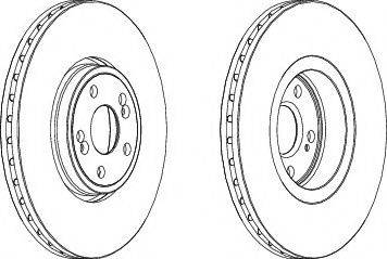 Ferodo DDF1405C - Disque de frein cwaw.fr