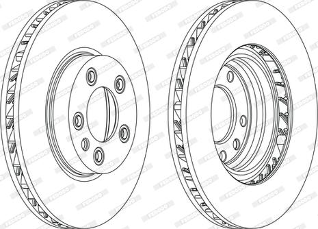 Ferodo DDF1591LC-1-D - Disque de frein cwaw.fr