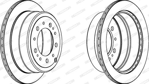 Ferodo DDF1597C-1 - Disque de frein cwaw.fr