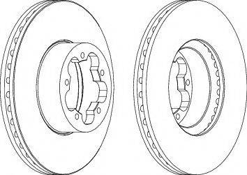 Ferodo DDF1555-1 - Disque de frein cwaw.fr