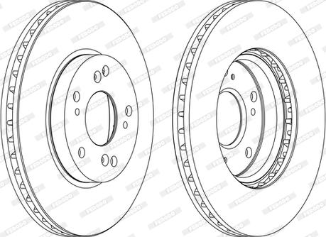 Ferodo DDF1557C - Disque de frein cwaw.fr