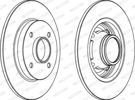 Ferodo DDF1564C-1 - Disque de frein cwaw.fr