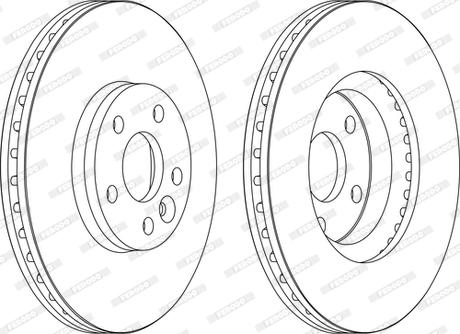 Ferodo DDF1567C-D - Disque de frein cwaw.fr