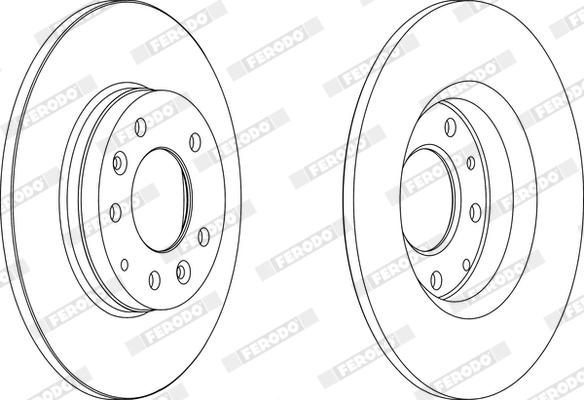 Ferodo DDF1500X - Disque de frein cwaw.fr