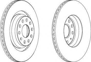 Ferodo DDF1503C-1 - Disque de frein cwaw.fr