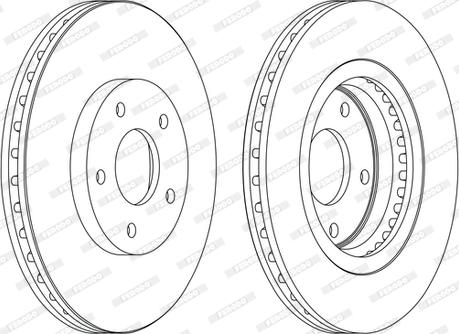 Ferodo DDF1589C-D - Disque de frein cwaw.fr