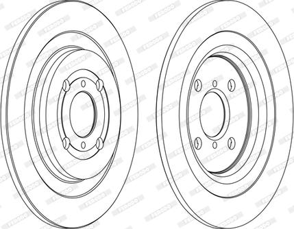 Ferodo DDF1588C - Disque de frein cwaw.fr