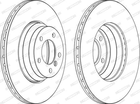 Ferodo DDF1535C-1-D - Disque de frein cwaw.fr