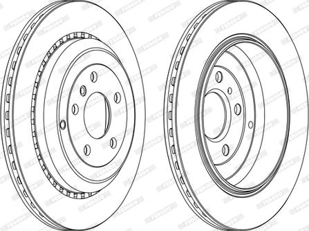 Ferodo DDF1531C-D - Disque de frein cwaw.fr