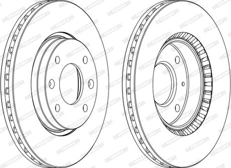 Ferodo DDF1522P-D - Disque de frein cwaw.fr