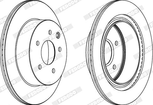 Ferodo DDF1579X - Disque de frein cwaw.fr