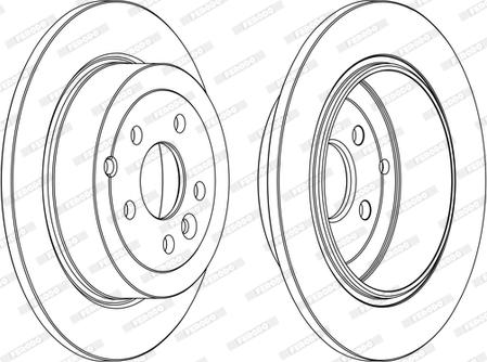 Ferodo DDF1578C-1-D - Disque de frein cwaw.fr